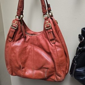 Lot of 5 Lg Shoulder Bags - Coach,b Makowsky,Lucky,Tignanello,Stella&Max